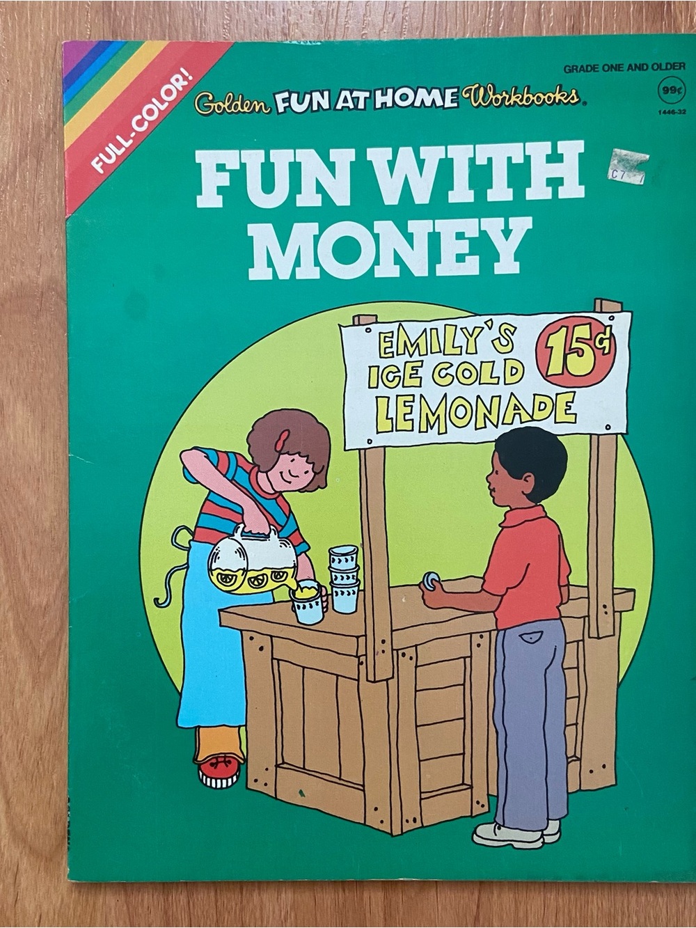 Fun With Money Vintage 1982 Rare Golden Workbook UNUSED